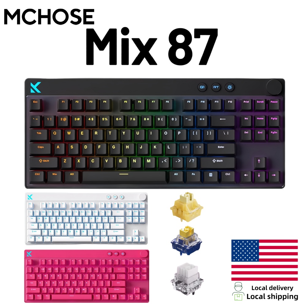 Clavier de jeu filaire Mchose  - Gaming Keyboard Hot Swappable avis et prix