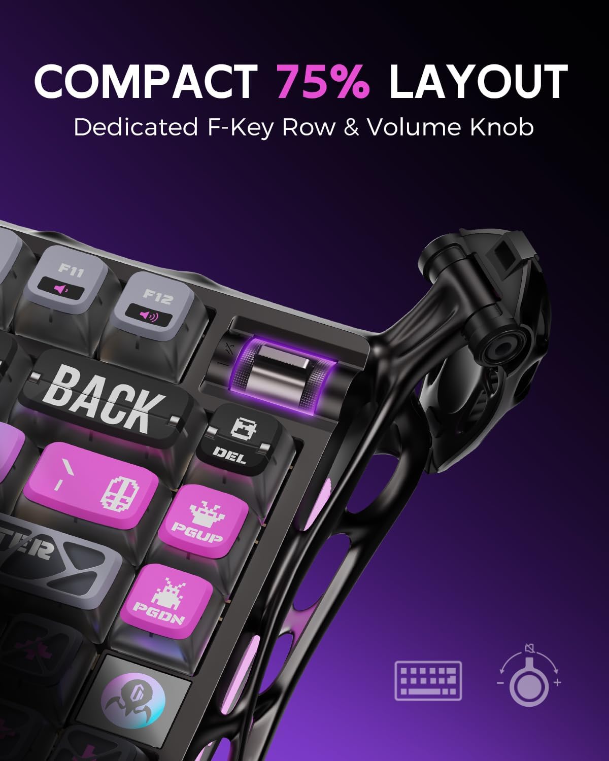 Clavier mécanique sans fil pou - Gaming Keyboard Hot Swappable avis et prix